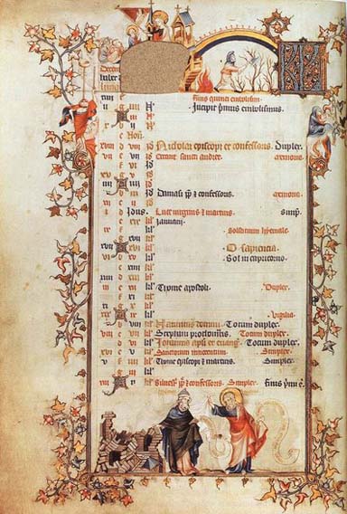 Belleville Breviary-December